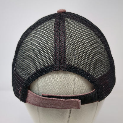 Keds Baseball Cap Red One Size Strapback Mesh Back Adjustable Cotton Blend Hat