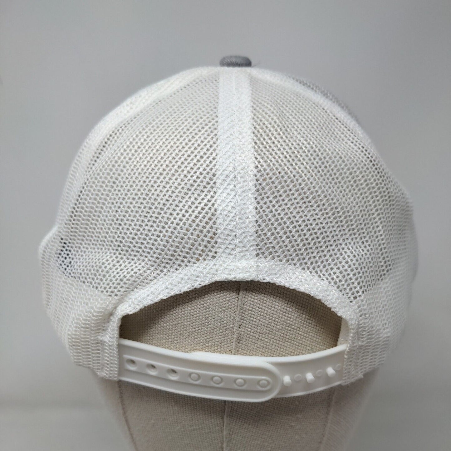 Truelieve Snapback Trucker Hat Gray OS Embroidered Mesh Back Port Authority