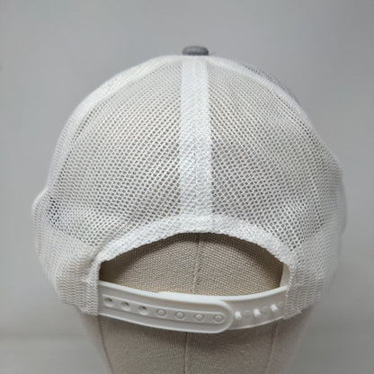 Truelieve Snapback Trucker Hat Gray OS Embroidered Mesh Back Port Authority
