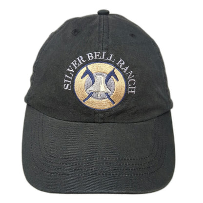 Alternative Apparel Baseball Cap Black One Size Silver Bell Ranch Hat Slideback