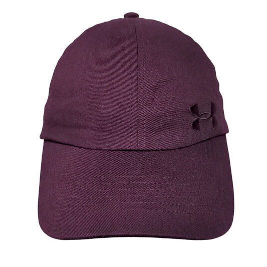 Under Armour Women's Slideback Hat Red Burgundy OSFA Adjustable Embroidered