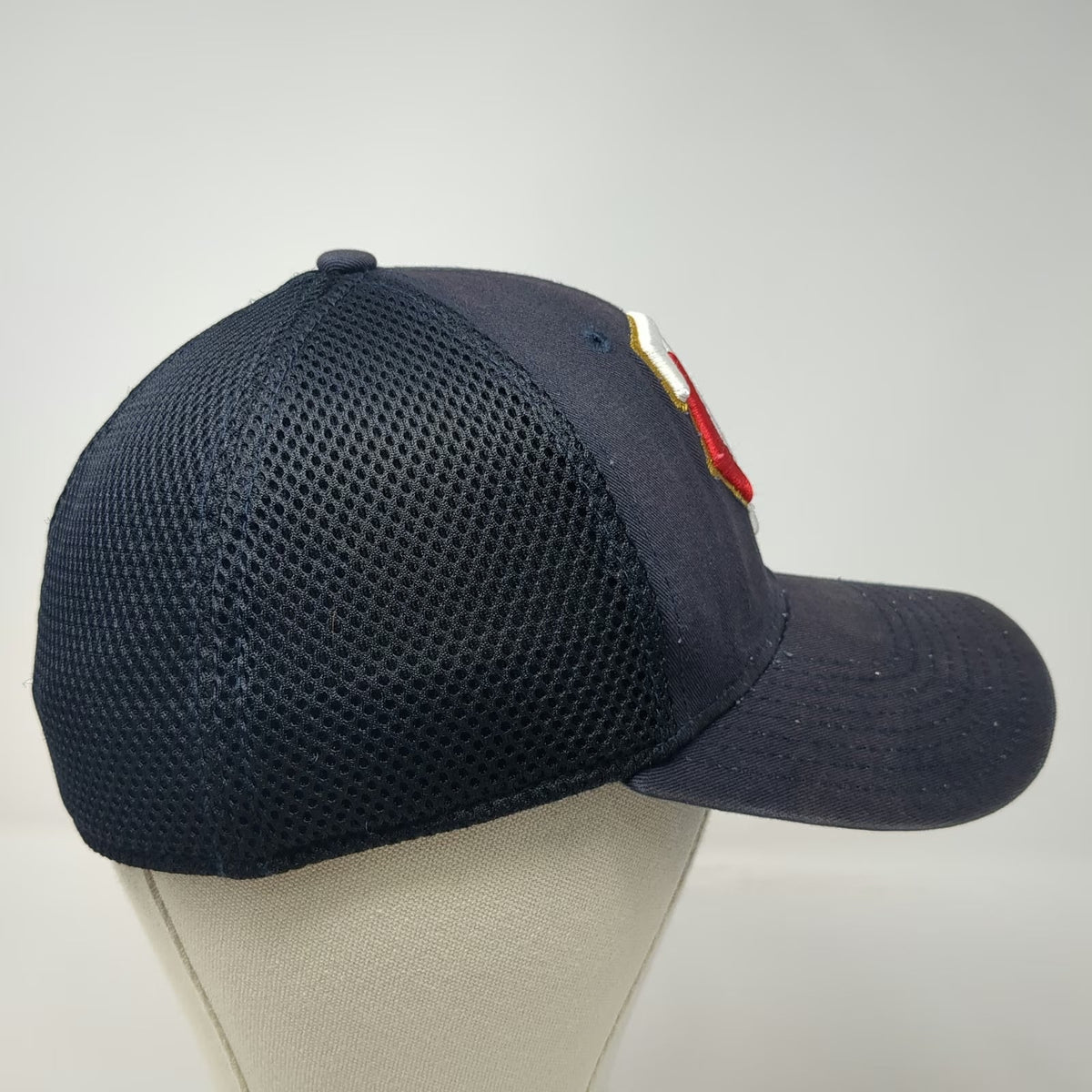 New Era Minnesota Twins MLB Blue Baseball Cap M 39THIRTY Mesh Stretch Fit Hat