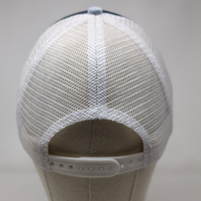 Island of Hawaii Snapback Mesh Back Trucker Hat Multi One Size Colorblock