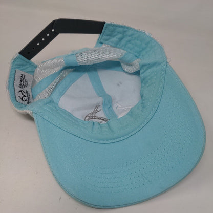 Realtree Snapback Mesh Back Trucker Hat Blue One Size Colorblock