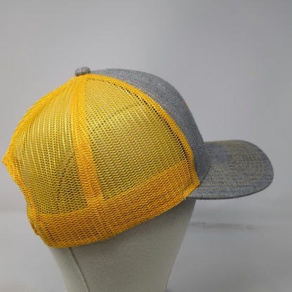 Fahrenheit Trucker Hat Gray Yellow One Size Mesh Back Snapback Rays for Rare Sun