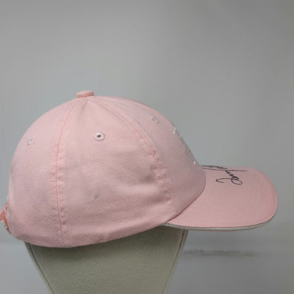 Port Authority Baseball Cap Pink One Size Boise Blues Society Trumpet Music Hat