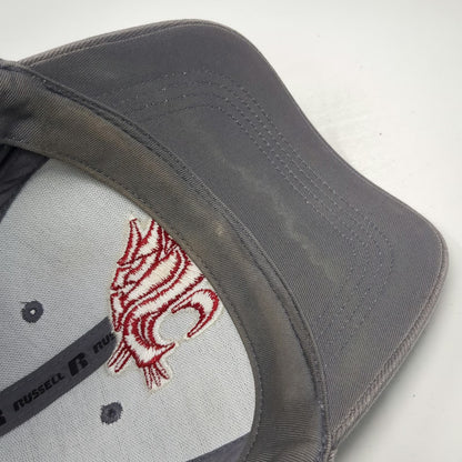 Washington State Cougars NCAA Russell Gray One Size Strapback Cap Hat WSU Logo