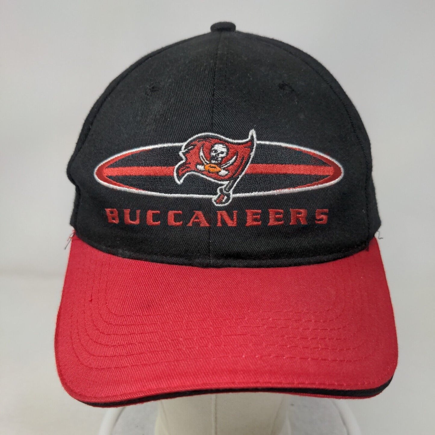 Tampa Bay Buccaneers Slideback Hat Red Black OSFA Embroidered Logo NFL