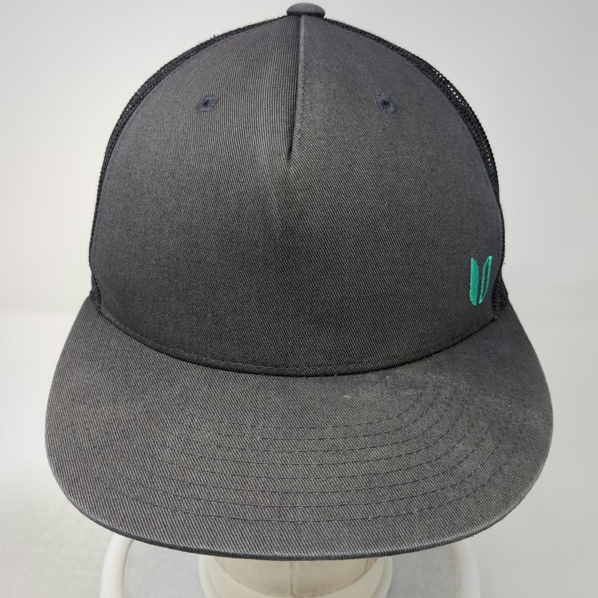 Linksoul Trucker Hat Gray One Size Mesh Back Snapback Golf Adjustable Cap