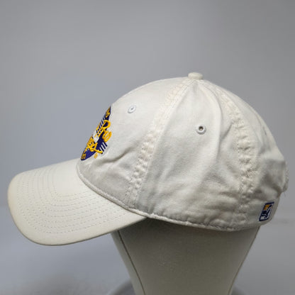 Bass Pro Shops Baseball Cap White One Size Fishing Cotton Green Underbrim Hat
