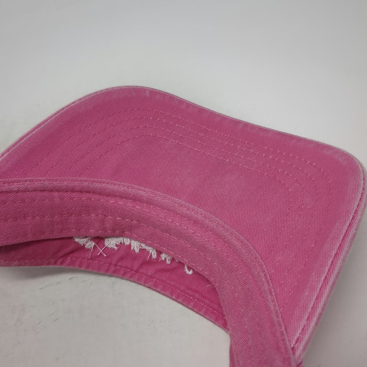 Capsmith Pink OSFM Visor Hat Strapback Trail of the Coeur d'Alene Harrison ID