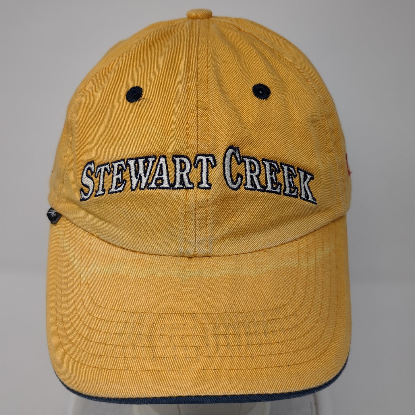 Stewart Creek Slideback Hat Yellow One Size Adjustable Embroidered