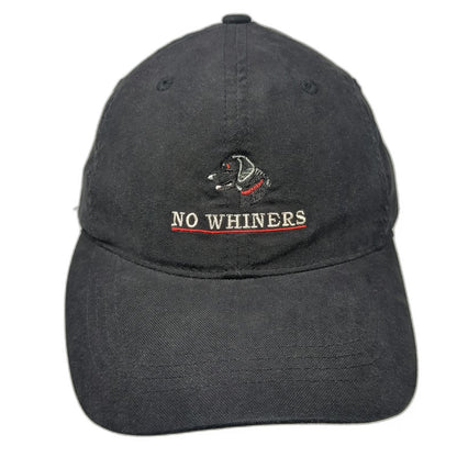 Baseball Cap Black One Size Spanish Peaks Brewing Bozeman Montana No Whiners Hat