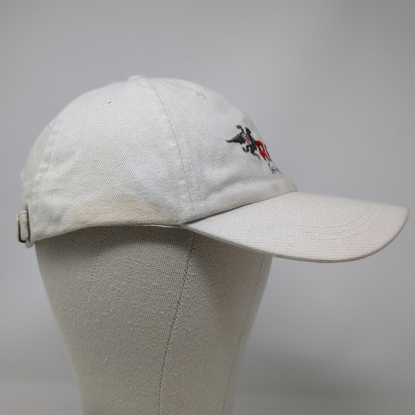 AMC Baseball Cap White One Size Slideback Rema Dri-Vac Corporation Logo Hat