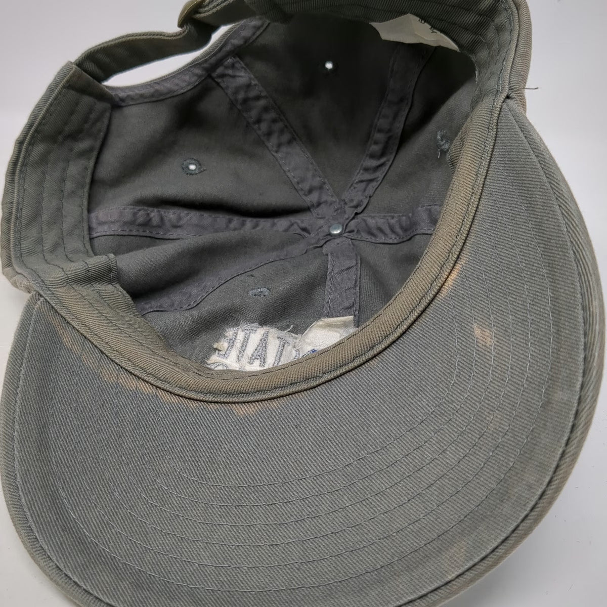 Boise State Public Radio Baseball Cap Gray One Size Slideback Cotton Logo Hat