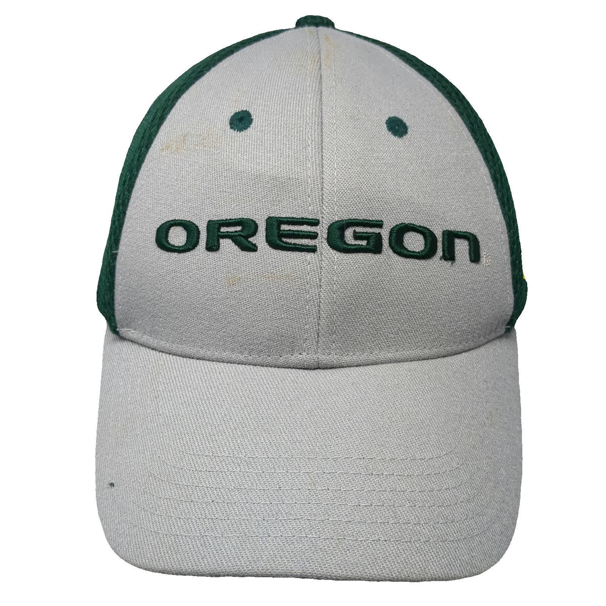 Top of the World Oregon Ducks NCAA Gray Green One Size Cap Mesh Strapback Hat