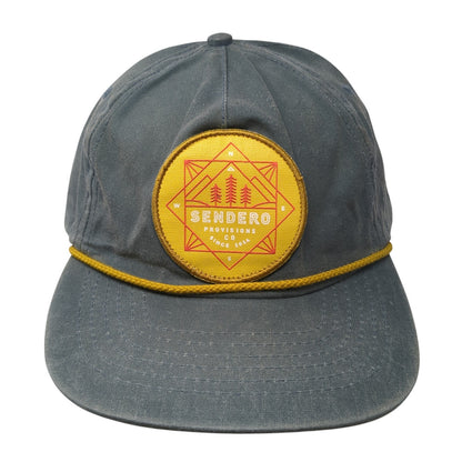 Sendero Provisions Co. Since 2014 Baseball Cap Blue One Size Adjustable Rope