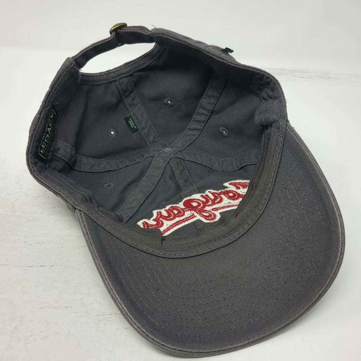 Legacy Washington State Cougars NCAA Cap Gray One Size Slideback Red White Hat