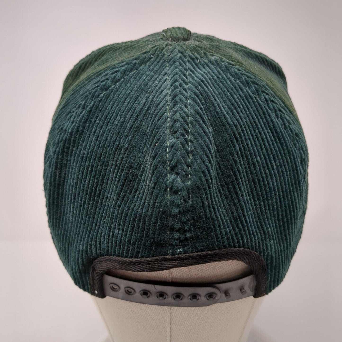 Dekalb Snapback Hat Green One Size Adjustable Embroidered Corduroy