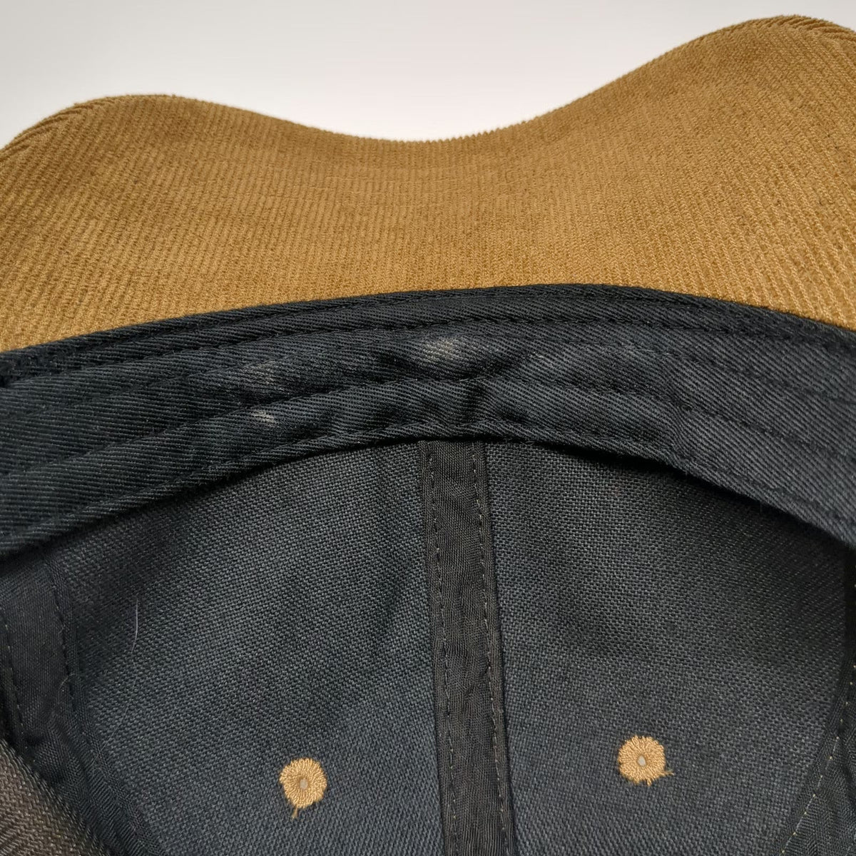 Brown Baseball Cap One Size Corduroy Adjustable Slideback 6-Panel Blank Hat