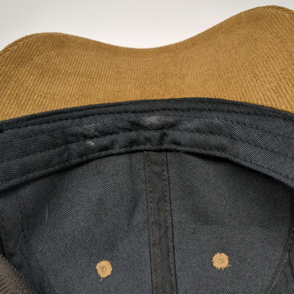 Brown Baseball Cap One Size Corduroy Adjustable Slideback 6-Panel Blank Hat