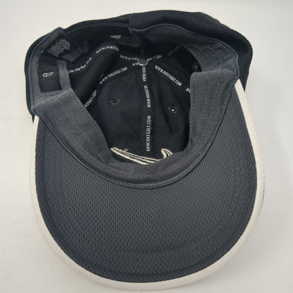 Nike Golf Shoal Creek Strapback Hat Black One Size Embroidered Swoosh