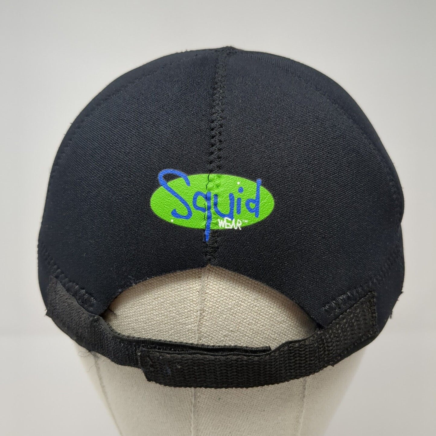 Squid Wear St. Croix Ultimate Bluewater Adventures Strapback Hat Black Small