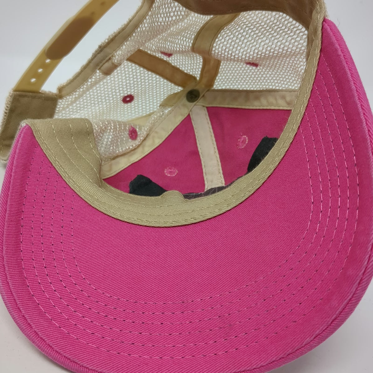 Legacy Pink Trucker Hat One Size Redfish Lake Lodge Rainbow Mesh Snapback