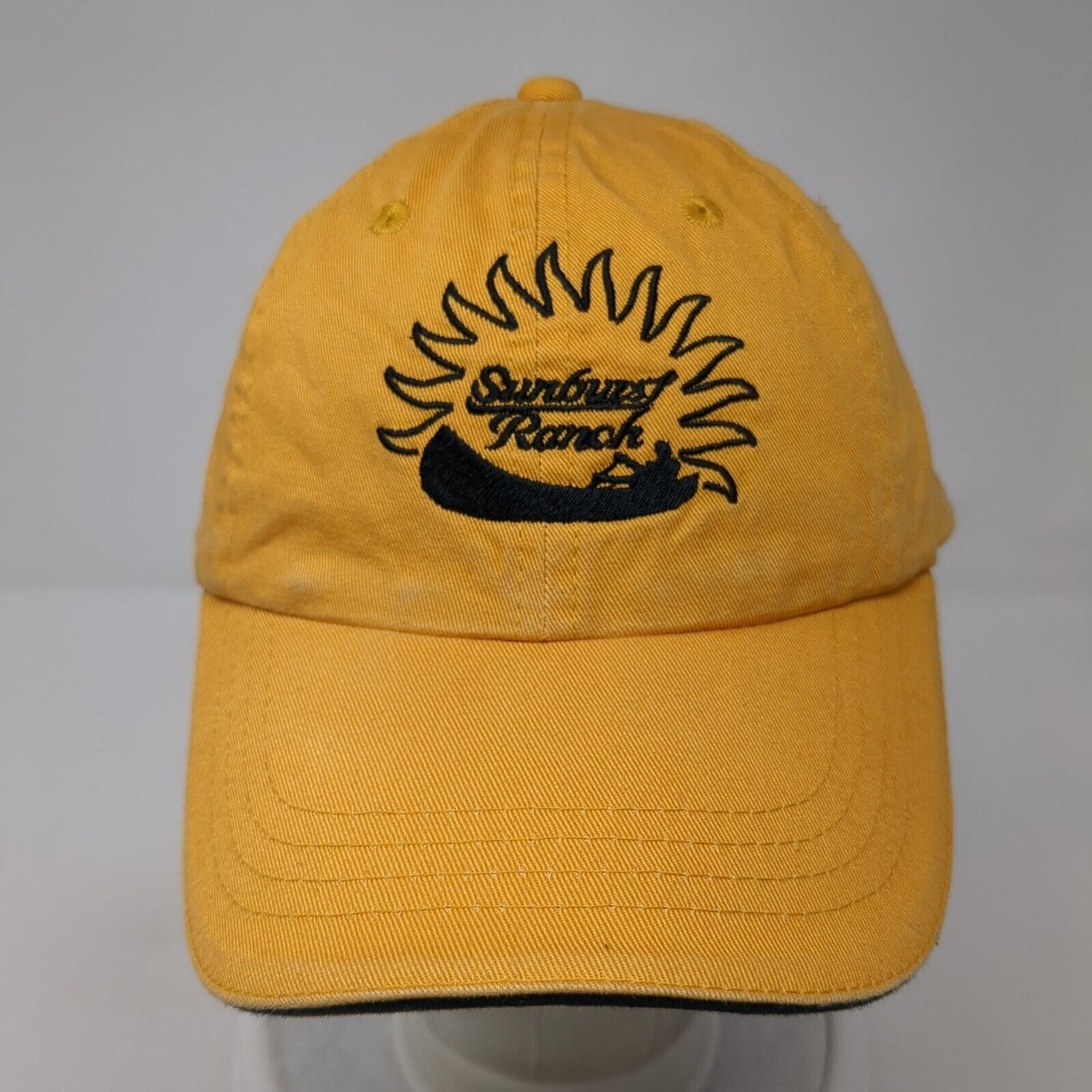 Sunburst Ranch Slideback Hat Yellow One Size Adjustable Sportsman