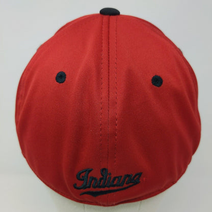 IU Indiana University Hoosiers Fitted Hat Red Top of the World Embroidered Logo