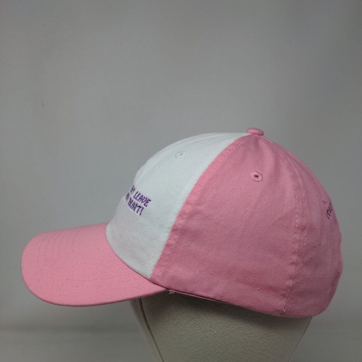Warning: Stella May Leave Pawprints On Your Heart Slideback Hat Pink OS Lids