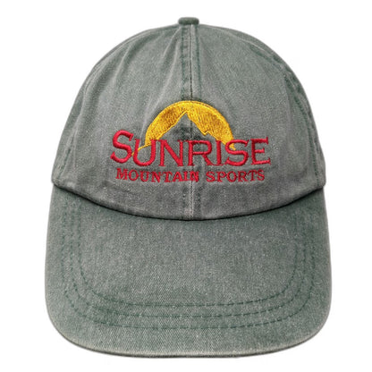 Goorin Bros Baseball Cap Green One Size Slideback Mountain Sports Embroidery Hat