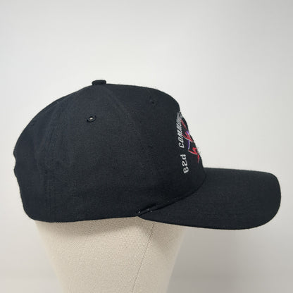 62d Communications Squadron Snapback Hat Black Large 6 Panel Richardson