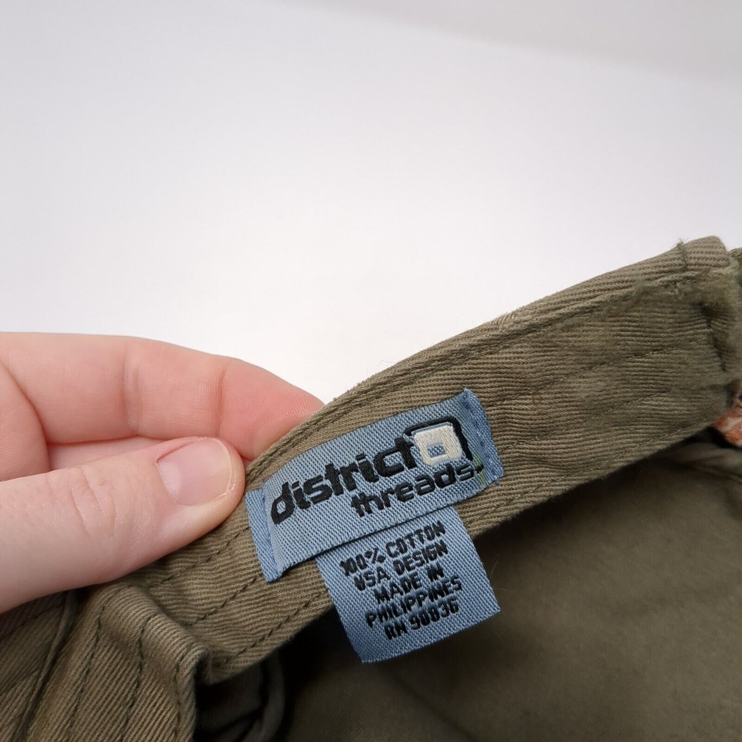 Squatters Beers Cadet Army Cap Green OS Adjustable Distressed District Threads