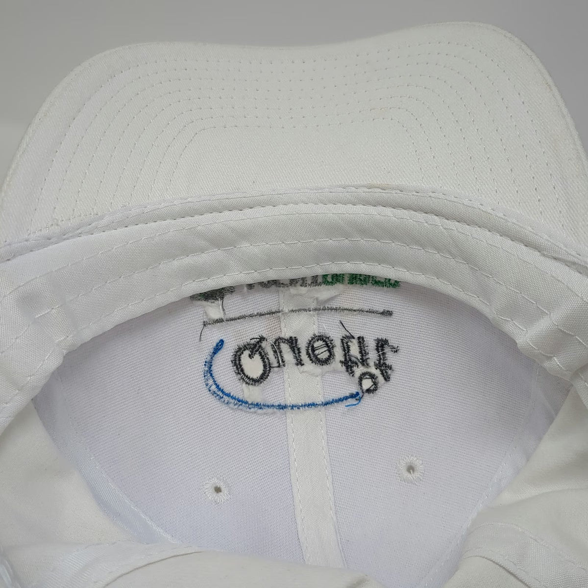Hit Wear Quotit AgentCubed White One Size Baseball Cap Strapback Hat Embroidery