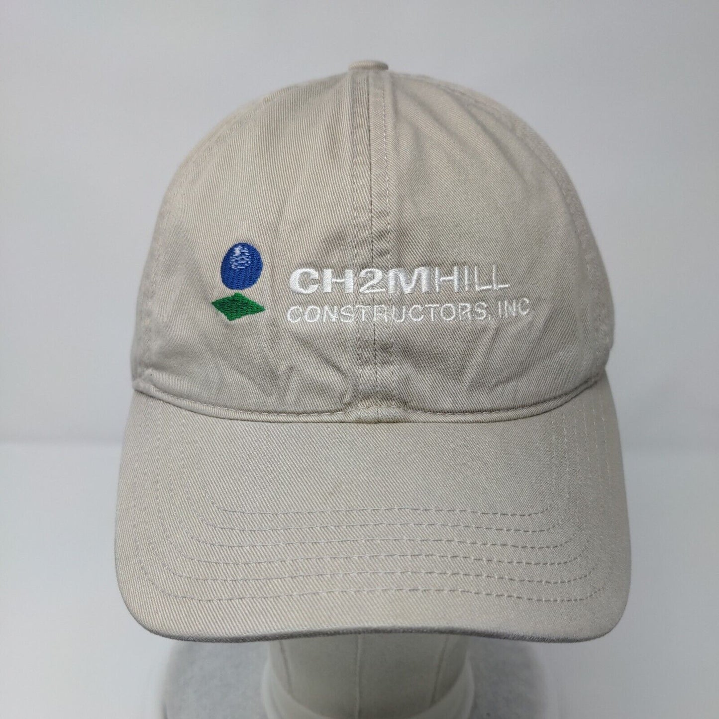 CH2M HILL Constructors, Inc Slideback Hat Tan One Size Embroidered