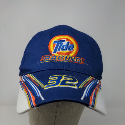 Tide Racing Men's Snapback Hat Blue OSFA Embroidered #32 Downy Logo