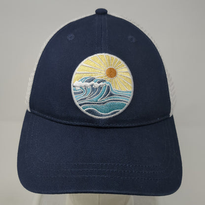 NIC '23 Snapback Trucker Hat Blue One Size Adjustable Embroidered Mesh Back