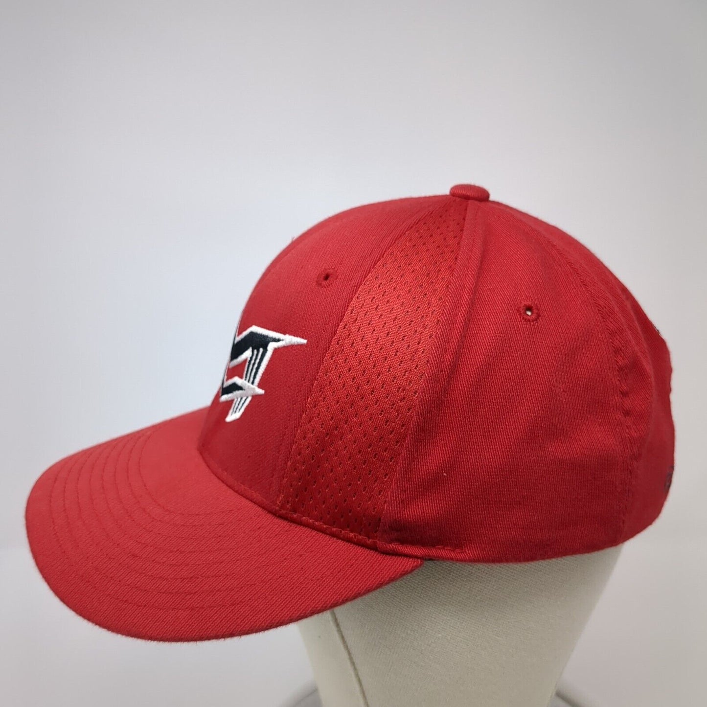 Cougars Strapback Hat Red M-L Embroidered Logo Richardson Pulse PTS 14