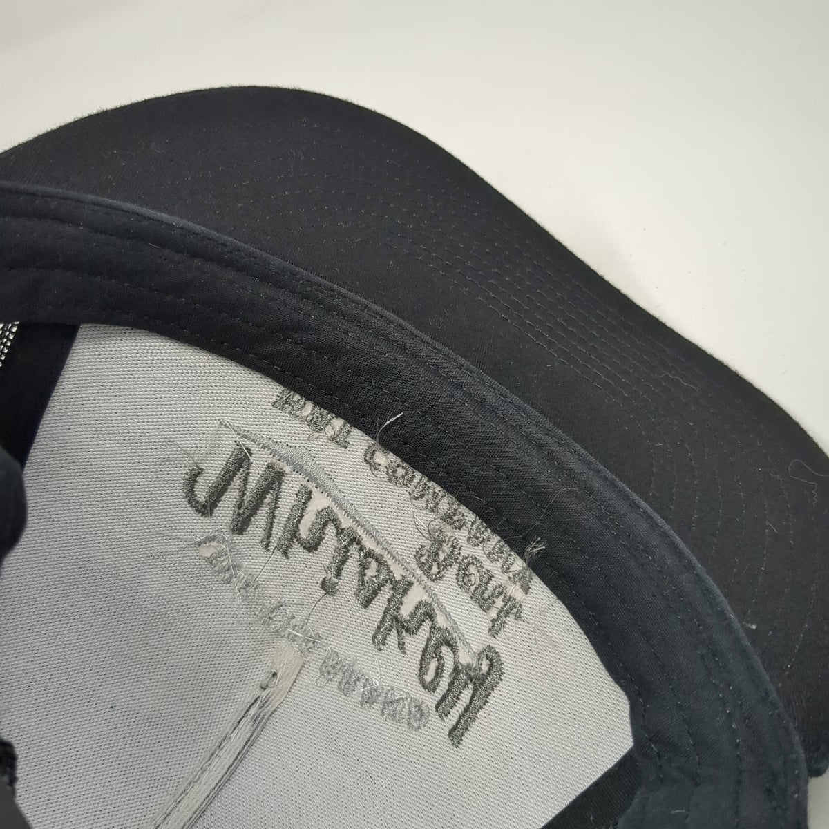 Yupoong Trucker Hat Black One Size Snapback Whiskey Bent Brownsboro Texas Mesh