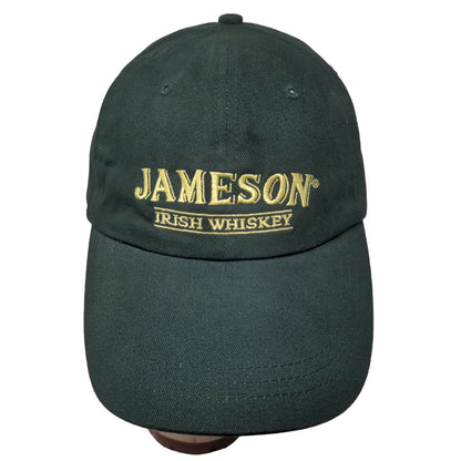 Jameson Irish Whiskey Men's Slideback Hat Green Embroidered Logo 100% Cotton