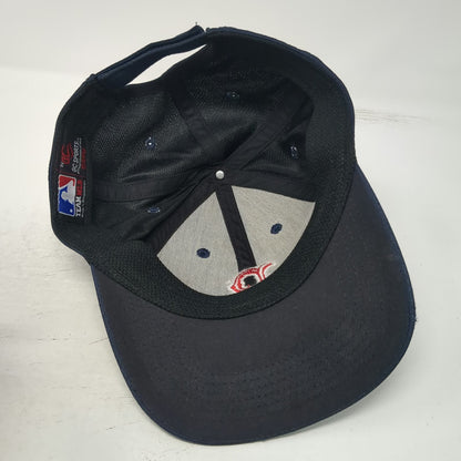 Boston Red Sox MLB OC Sports Baseball Cap Hat Blue One Size Mesh Logo Strapback