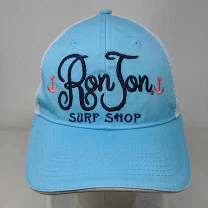 Ron Jon Surf Shop Cozumel Strapback Trucker Hat Blue OSFM Adjustable Mesh Back