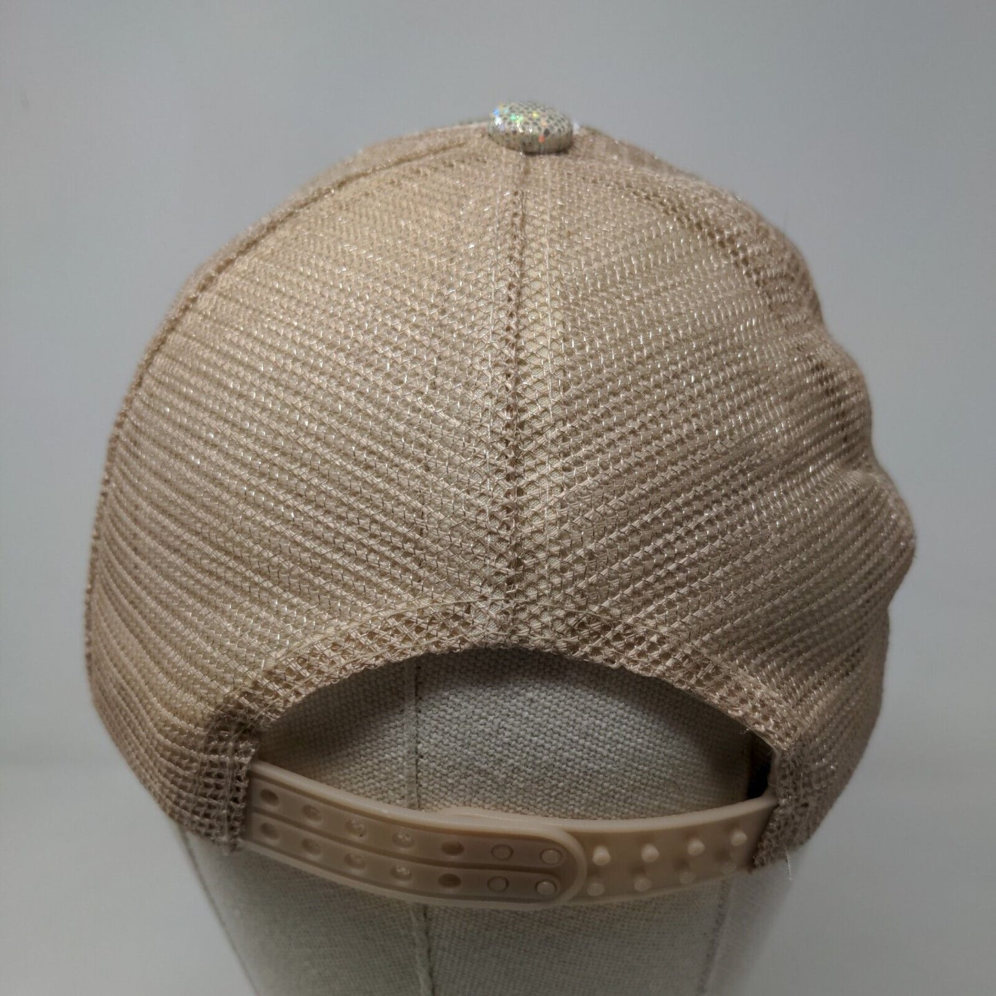 Unbranded Girl Snapback Mesh Back Hat Multicolor Adjustable 100% Polyester Bling