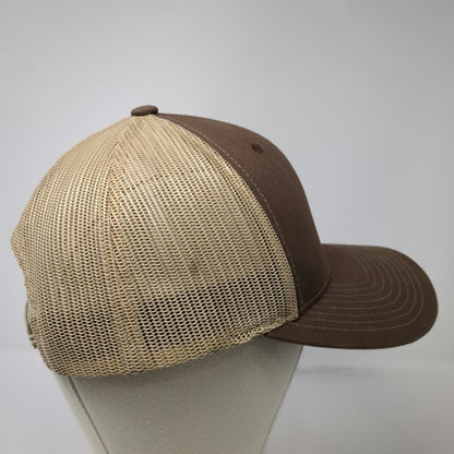 Richardson Trucker Hat Brown One Size Full Draw Deer Antler Mesh Snapback Hat