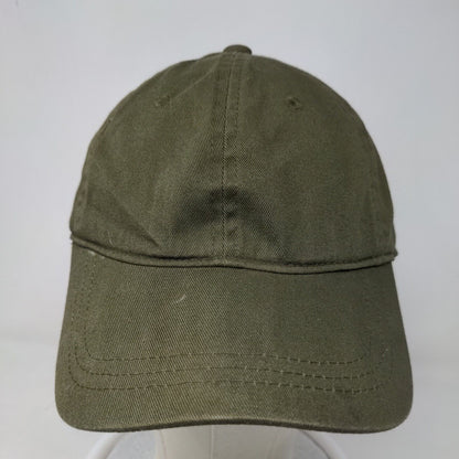 Unbranded Men's Slideback Hat Green Black 100% Cotton Adjustable