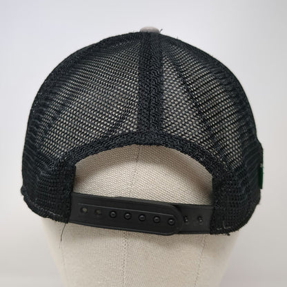 Legacy Trucker Hat Gray Red Black One Size Mountain Sunset Patch Mesh Snapback