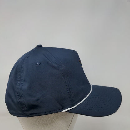 Pig Embroidered Snapback Hat Blue OSFA Adjustable Vented Holes Rope Imperial