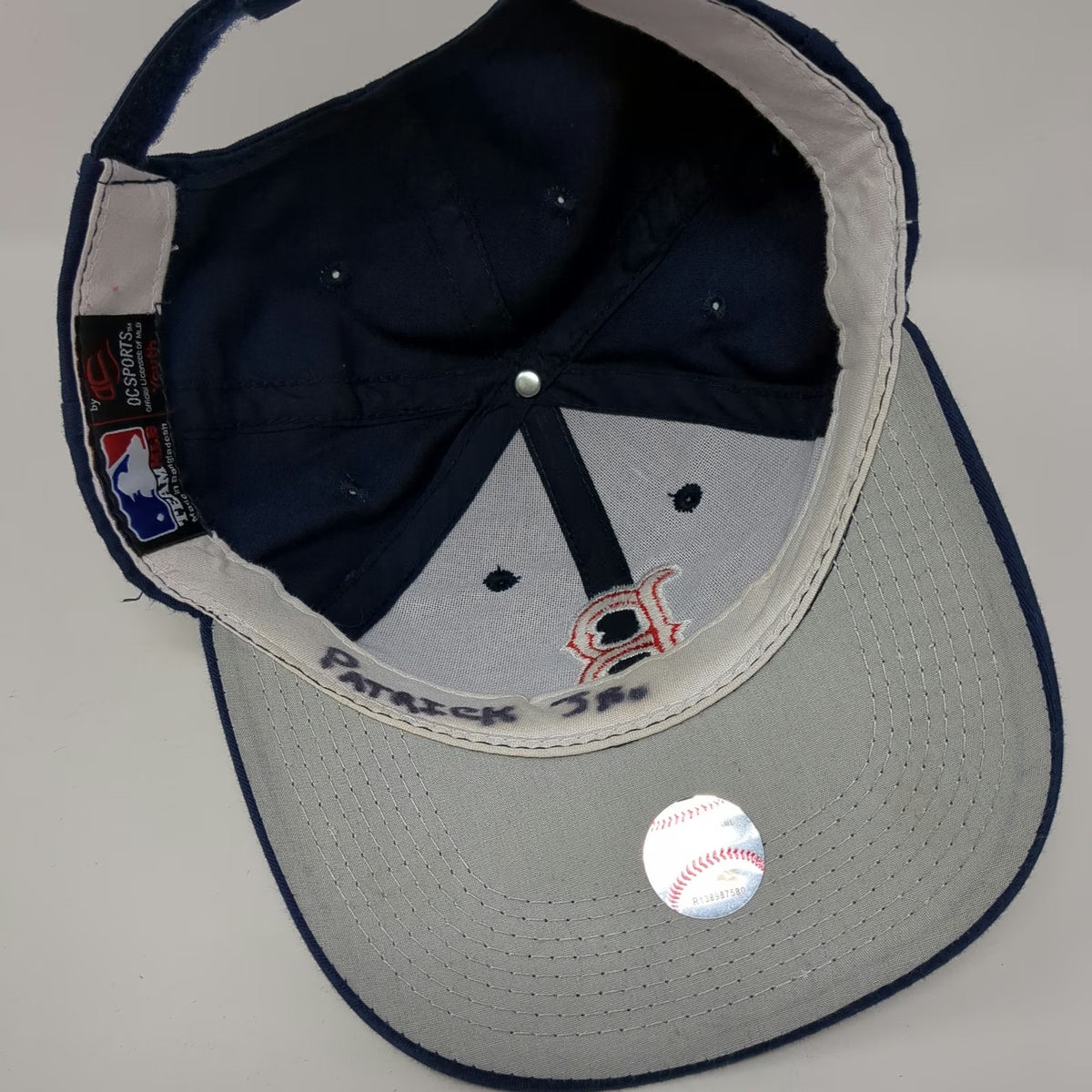 OC Sports Boston Red Sox MLB Blue Youth Baseball Cap Strapback Hat Team Logo