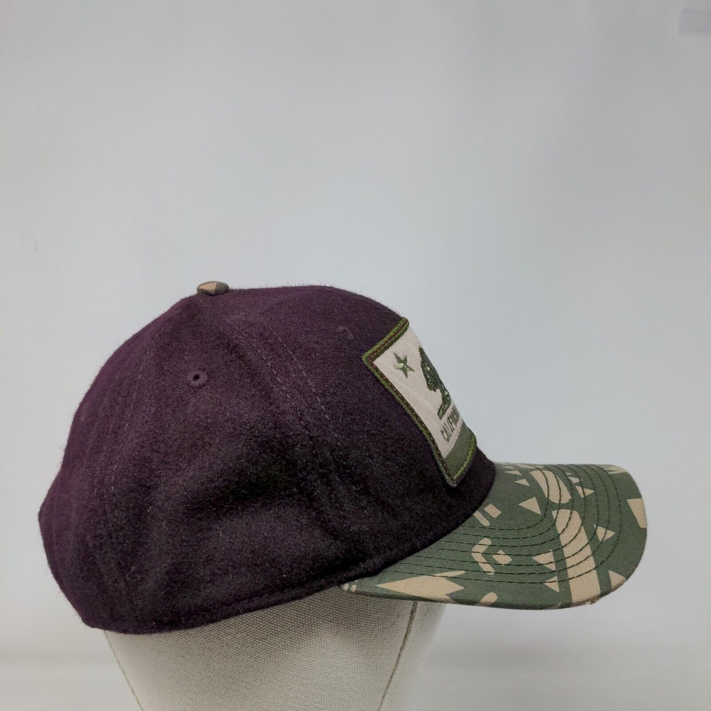 California Republic Official Snapback Hat Multicolor OSFA Embroidered 6 Panel